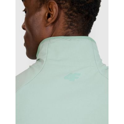 4. Men's sleeveless vest with stand-up collar 4F 4FWSS25TVJAM194-47S