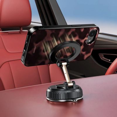 5. Tech-Protect Lamano MagSafe case for iPhone 16e / 17e - black and brown