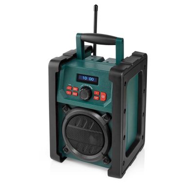 4. Nedis RDDB3100GN Portable Radio Analog & Digital Black, Green