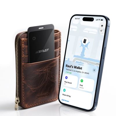 6. Acefast S3 metal card positioning device single metal gray