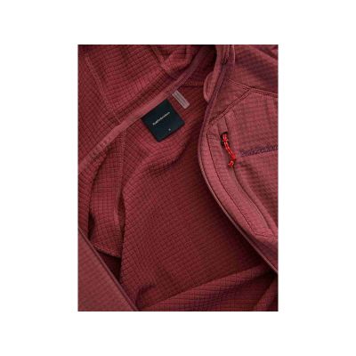 4. Women's PEAK PERFORMANCE W Trail Polartec Power Grid Zip Hoodie, red