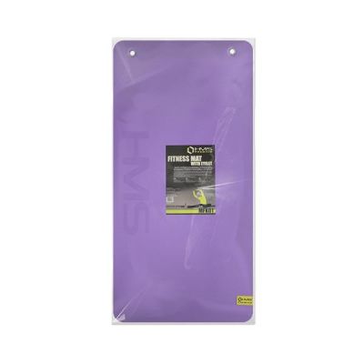 4. HMS Premium MFK01 Violet Black Club Fitness Mat with Holes