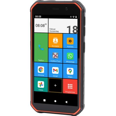 5. Olympia TREK Phone 14cm (5.5") Dual SIM Android 10.0 4G USB Type-C 3GB 32GB 5000mAh - Orange