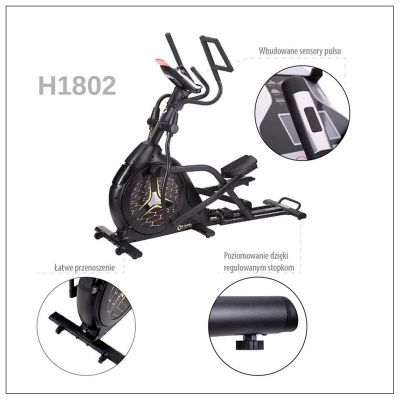 9. HMS H1802 magnetic elliptical trainer