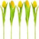 21. YELLOW TULIP 31CM LIFE-LIKE SPRING DECORATION