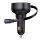 17. Baseus Enjoyment Pro USB-C (Female) / Lightning (Male) 60W Car Charger - Black