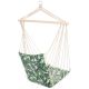 12. BRAZILIAN HAMMOCK HANGING CHAIR 100x50CM NATURA WITH SEWN-IN JUNGLE LIGHT CUSHION