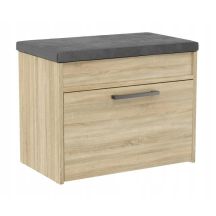 Shoe cabinet with storage PARMA MINI 60x35xH49 sonoma