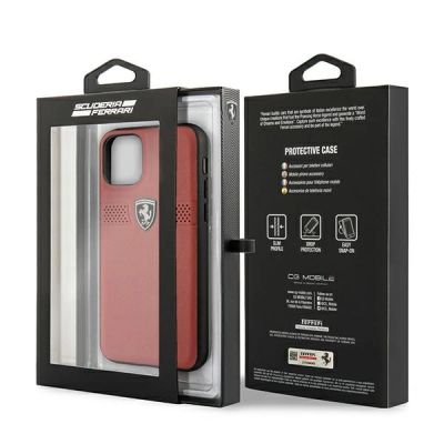 7. Ferrari FEOBAHCN58RE iPhone 11 Pro 5.8" red/red hardcase Off Track Leather