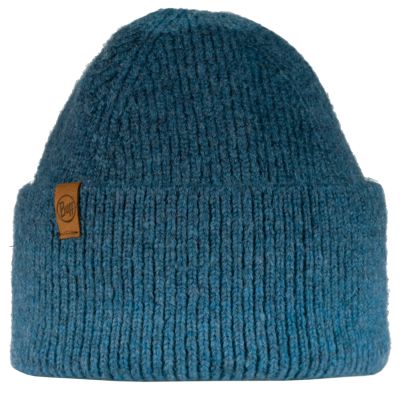 Buff Marin Knitted Hat Beanie 1323247881000 Blue One Size