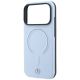 6. Mercedes Leather 3D MagSafe Case for iPhone 18 Pro / 17 Pro - Blue
