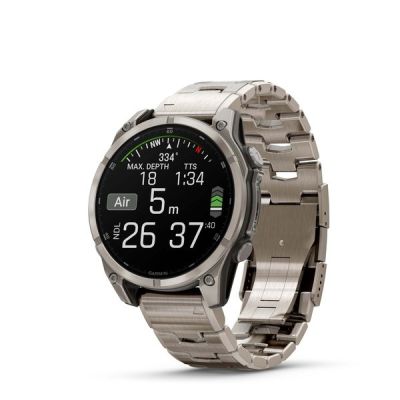 5. Garmin Fenix 8 Amoled 47mm Sapphire Stainless Steel Bracelet Sports Watch