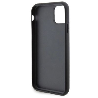 7. Karl Lagerfeld Gripstand Saffiano Choupette Pins Case for iPhone 11 / Xr - Black