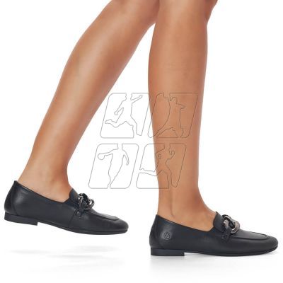 10. Comfortable leather shoes with a chain Remonte W RKR645, black