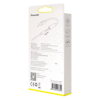 16. Baseus L54 adapter for USB-C headphones / mini jack 3.5mm DAC 24 bit 48 KHz - black