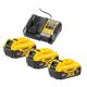 2. DeWALT DCB1104P3-QW Power Tool Battery/Charger Battery and Charger Set