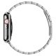 11. Spigen Modern Fit Band for Apple Watch 4/5/6/7/8/9/SE/Ultra (42/44/45/49 mm) - Silver
