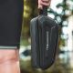 2. Rockbros 30120064001 waterproof bicycle frame bag with phone cover – black