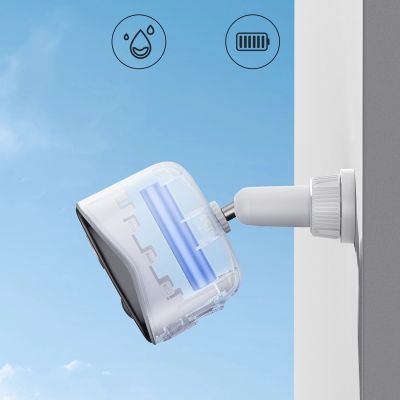 8. Baseus Security N1 2K Outdoor Monitoring Kit (2 Cameras) – White