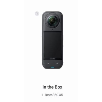 8. Insta360 X5 Standard Bundle Camera