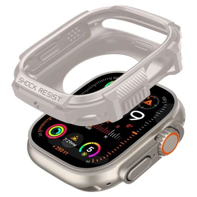 8. Spigen Rugged Armor Case for Apple Watch Ultra 1 / 2 (49mm) - Beige