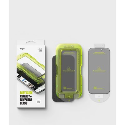 6. Ringke Easy Slide Privacy 2-Pack Tempered Glass for iPhone 18 Pro Max