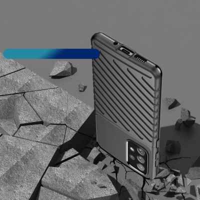 7. Thunder Case flexible armored cover for Samsung Galaxy A73 black