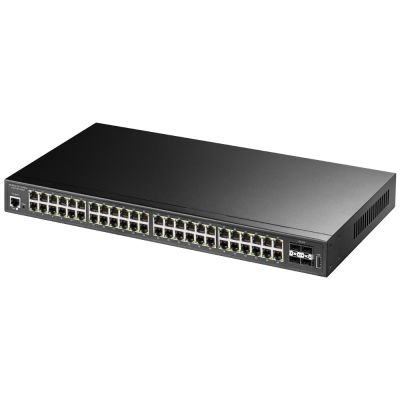2. Cudy GS2048PS4 Managed L2 Gigabit Ethernet (10/100/1000) PoE Support Black