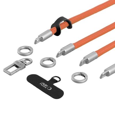 11. Tech-Protect C10S Rope Phone Lanyard - Orange