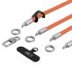 11. Tech-Protect C10S Rope Phone Lanyard - Orange