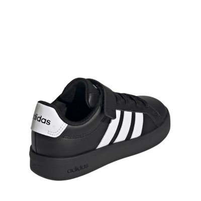 3. Adidas Grand Court 3.0 Kids Shoes Black and White KJ4369