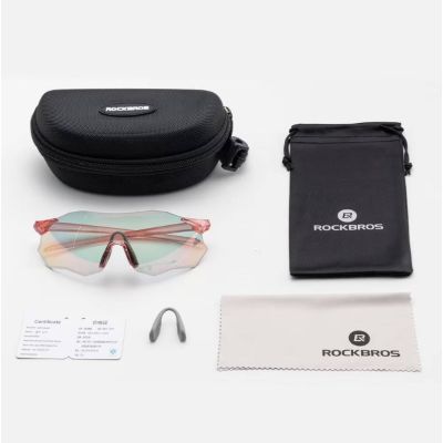 3. Rockbros glasses with photochromic 14120012001 pink