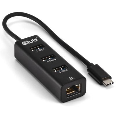 3. CLUB3D CSV-1549 USB Type-C Hubs and Concentrators 5000 Mbit/s Black