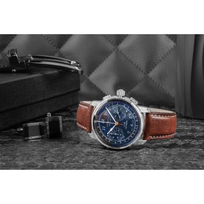6. ZEPPELIN Los Angeles LZ 126 7614-3 Men's Watch + BOX