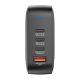 5. Verbatim Mini GaN Charger 165W 3xUSB-C 1xUSB-A US/EU/UK