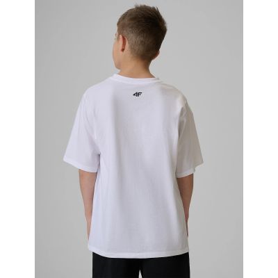 2. Boy's cotton T-shirt 4F 4FJRSS26TTSHM3904-10S
