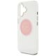 6. Guess IML Metal Colored Circle Classic Logo MagSafe iPhone 16 Case - Pink