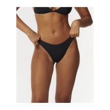 RIP CURL Premium Surf Hi Leg Skimpy Swim Briefs Black