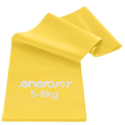 25. TRAINING TAPE FOR PILATES EXERCISES 2000x150x0.25MM 5-8KG YELLOW