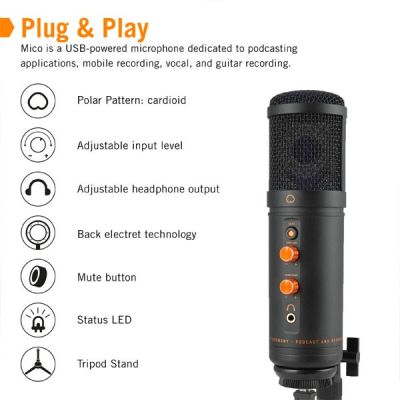5. Monkey Banana Mico Black Table Microphone
