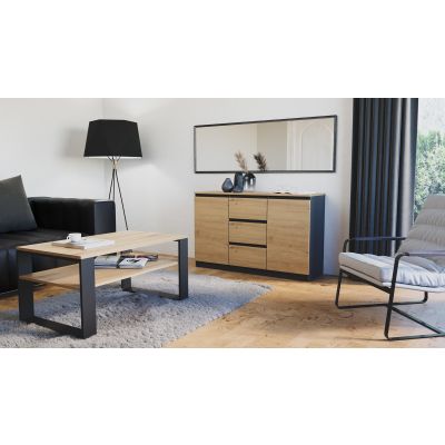 4. 2-DOOR 3-DRAWER ANT/ART CHEST OF DRAWERS ARTISAN TABLETOP SET