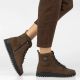 6. Women's brown suede leather ankle boots Filippo DBT7273