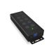 7. ICY BOX IB-HUB1703-QC3 USB 3.2 Gen 1 (3.1 Gen 1) Type-B 5000 Mbit/s Black