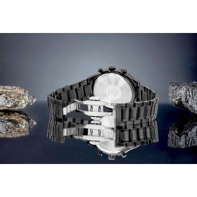 6. Men's Watch Giewont Chronograph Sapphire Black GW6310-B1