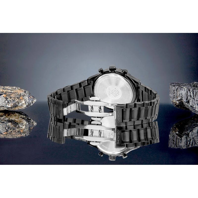 6. Men's Watch Giewont Chronograph Sapphire Black GW6310-B1