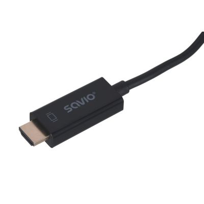 2. SAVIO CL-56 cable (DisplayPort M - HDMI Type A; 1.5m; black)