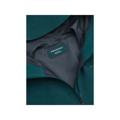 4. Men's PEAK PERFORMANCE M Treeline Hipe 2.5L Shell Jacket, green