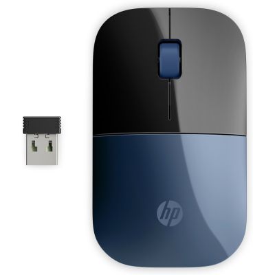 HP Z3700 Wireless Mouse Lumiere Blue wireless mouse black-blue 7UH88AA