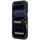 5. Karl Lagerfeld Grained Mono Resin Logo MagSafe Case for iPhone 17 Pro / 18 Pro - Black