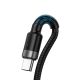 4. Baseus Cafule cable USB Type C SuperCharge 40W Quick Charge 3.0 QC 3.0 1m gray-black (CATKLF-PG1)